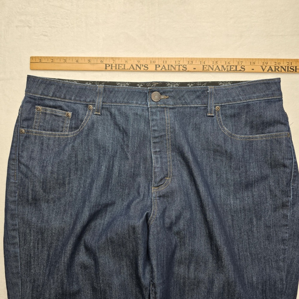 Merona Bootcut Jeans Dark‎ Wash Stretch Classic Mid Rise Women 20W - Picture 6 of 8